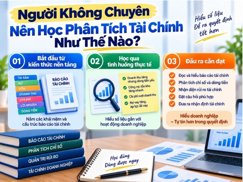 Người không chuyên học phân tích tài chính như thế nào?